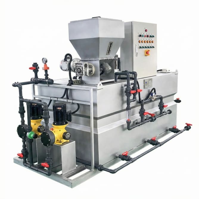 Industrial Chemical Preparation Skid