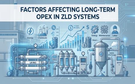 Factors Affecting Long-Term OPEX in ZLD Systems