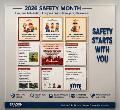 Eragon Enviro Tech Launches 2026 Safety Month Eragon Enviro Tech 2026 Safety Month Campaign promoting workplace safety culture and EHS awareness